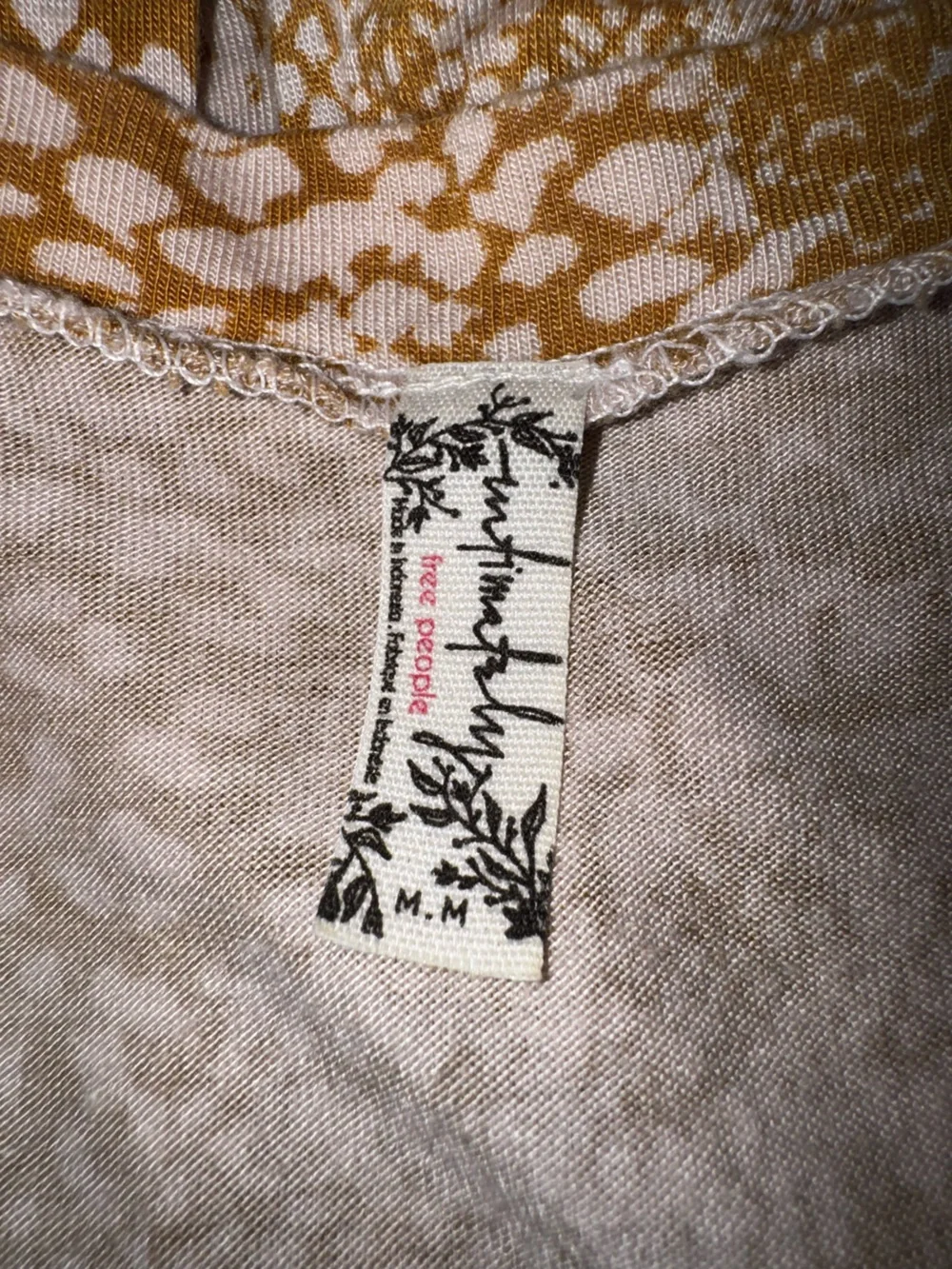 Free People Intimately Gotcha Bodysuit in Mustard Size Medium